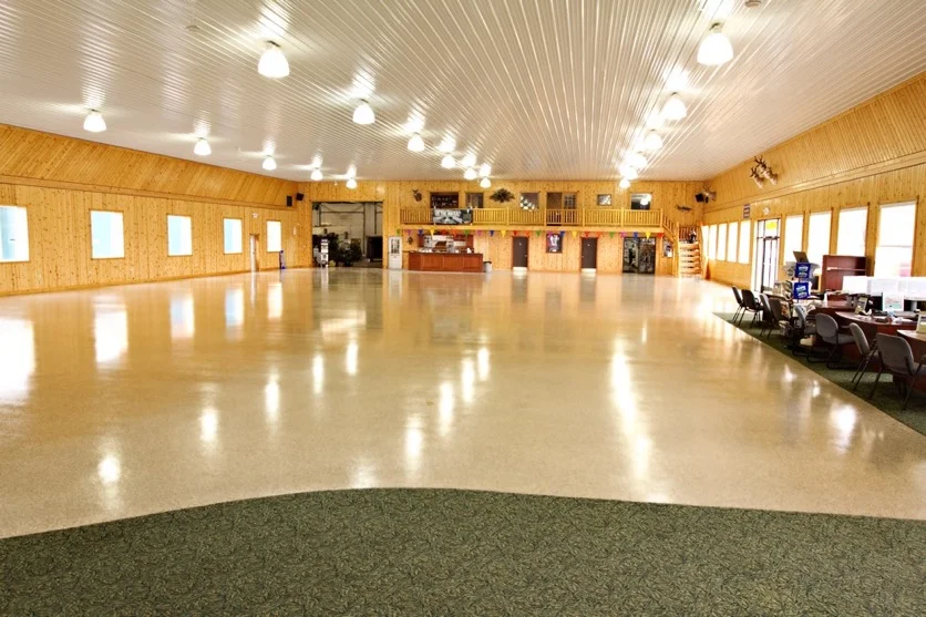 High-traffic commercial floor coating installed on Maui