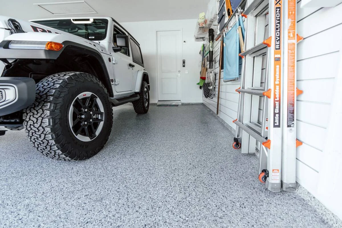 UV-stable polyurea floor coating standing up to Maui sun and salt air